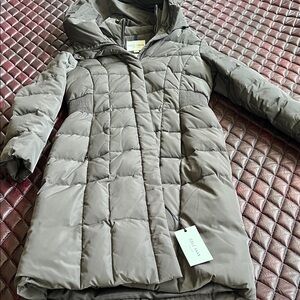 Cole Haan Gray Quilted Jacket